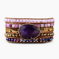 Enchanting Amethyst Wrap Bracelet