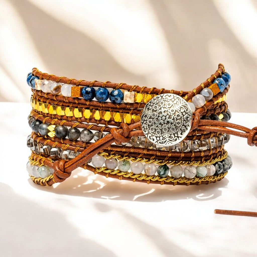 Ethereal Labradorite Wrap Bracelet