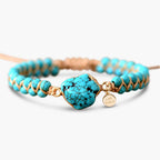 Ethnic Turquoise Charm Bracelet - Luulink