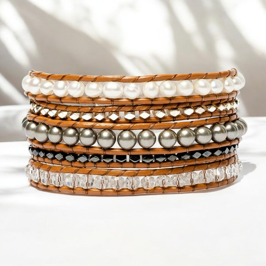 Exquisite Hematite Wrap Bracelet