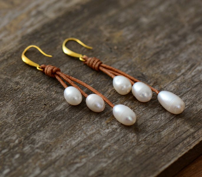 Freshwater Pearl Earrings - Luulink
