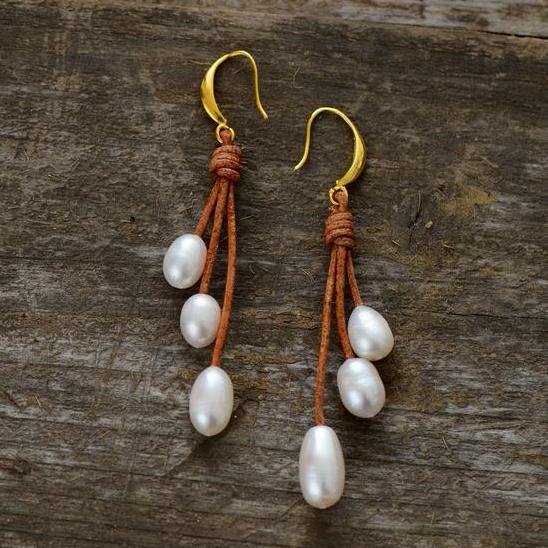 Freshwater Pearl Earrings - Luulink