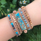 Golden Ocean Turquoise Wrap - Luulink