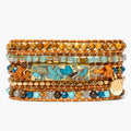 Golden Ocean Turquoise Wrap - Luulink