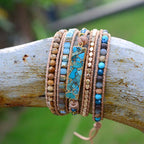 Golden Ocean Turquoise Wrap - Luulink