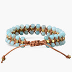 Healing Amazonite Bohemian Bracelet - Luulink
