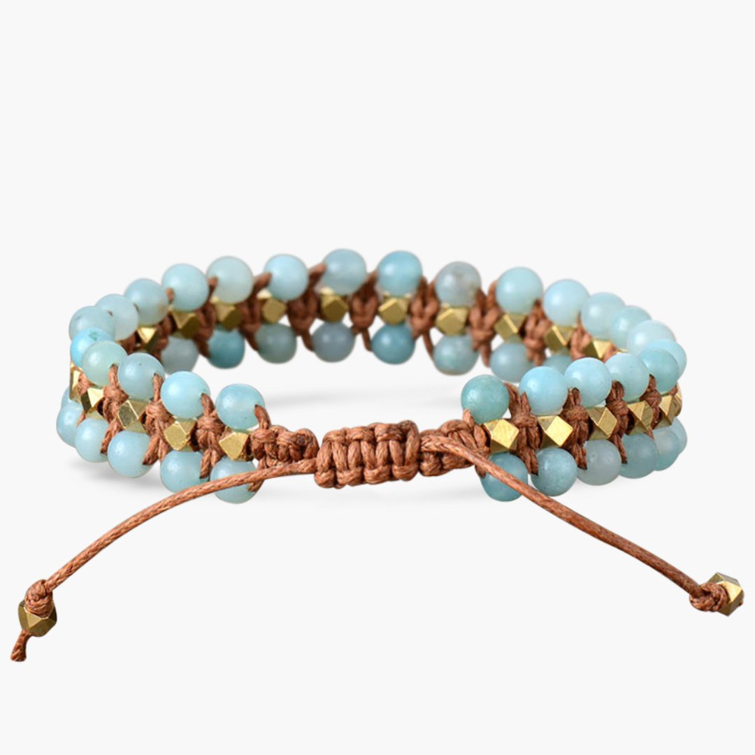 Healing Amazonite Bohemian Bracelet - Luulink
