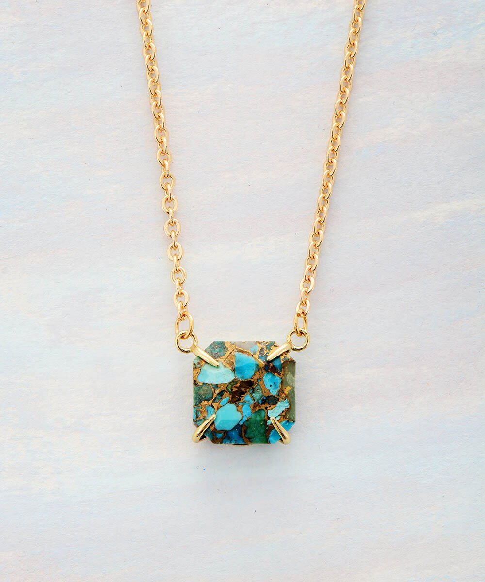Healing Aura Turquoise Necklace - Luulink