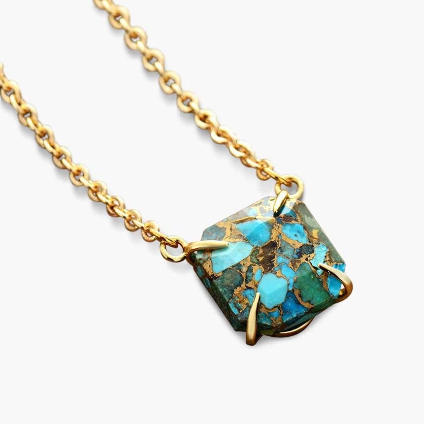 Healing Aura Turquoise Necklace - Luulink