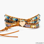 Healing Blue Sodalite Wrap Bracelet - Luulink