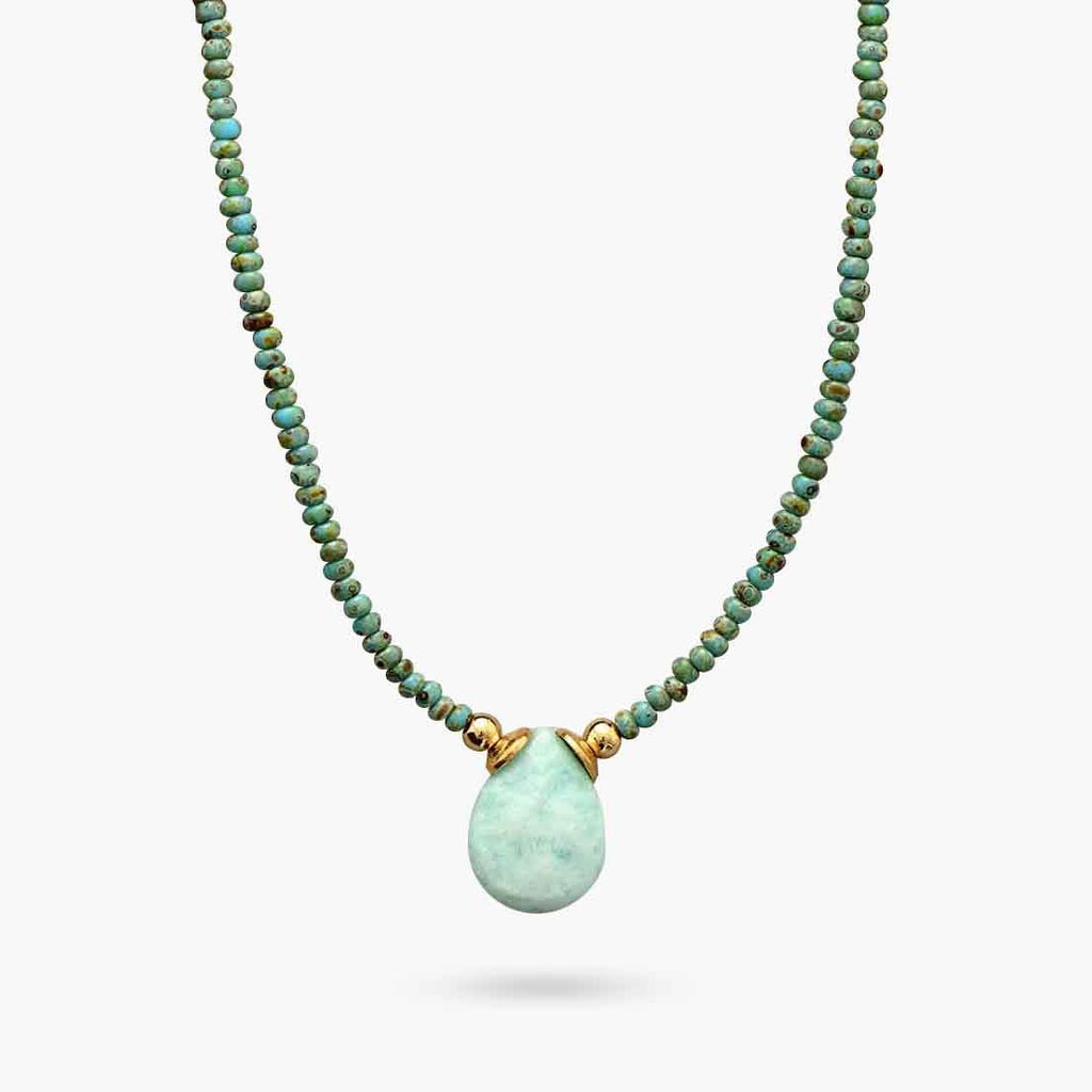 Healing Energy Amazonite Necklace - Luulink