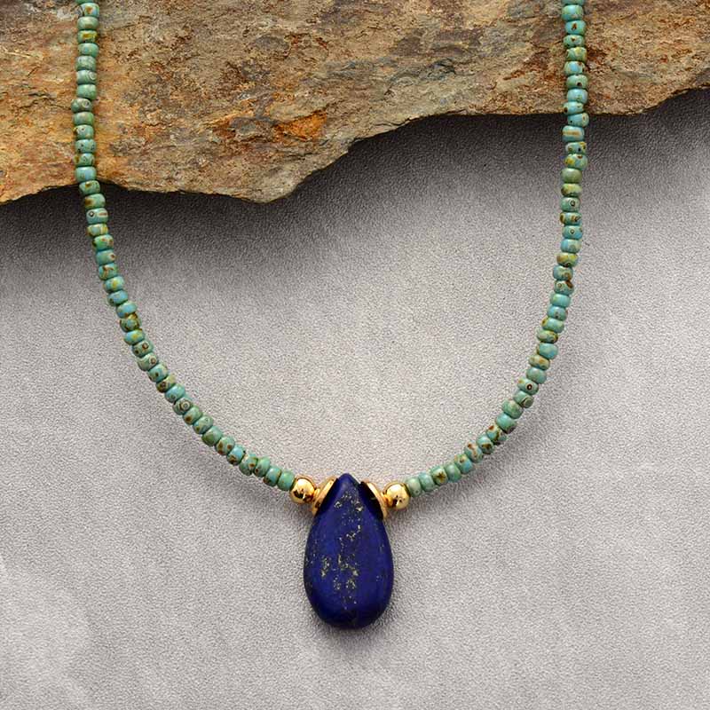 Healing Energy Amazonite Necklace - Luulink