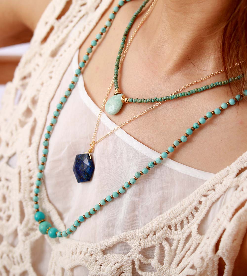 Healing Energy Amazonite Necklace - Luulink