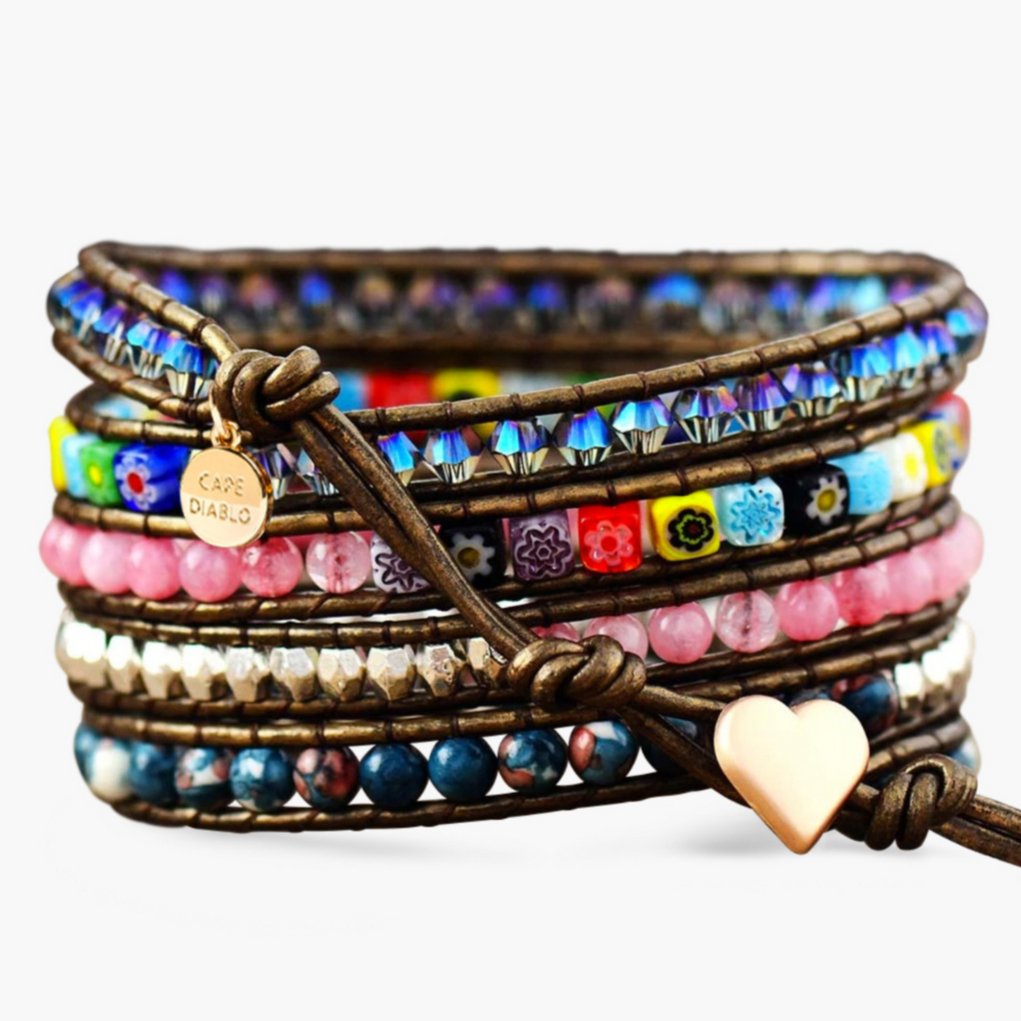Healing Flower Protection Wrap Bracelet - Luulink