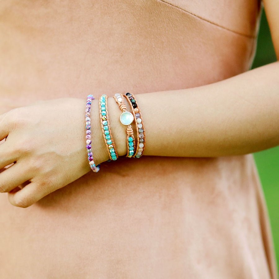 Healing Opal Protection Wrap Bracelet - Luulink