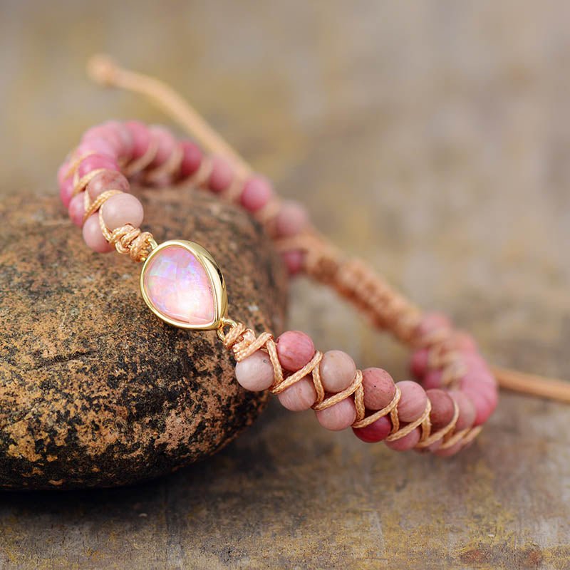 Healing Rhodonite & Jasper Bracelet - Luulink