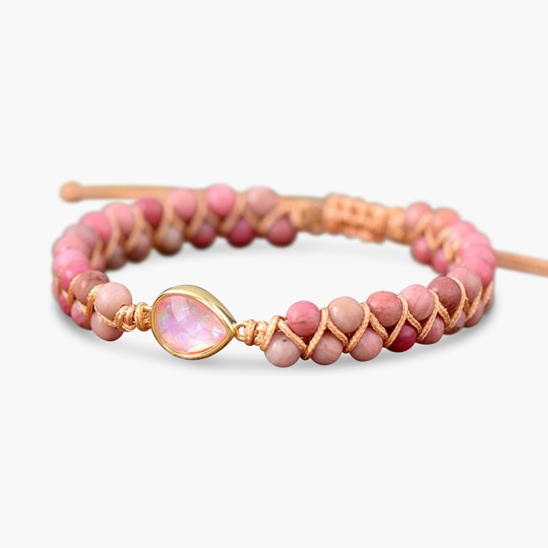 Healing Rhodonite & Jasper Bracelet - Luulink