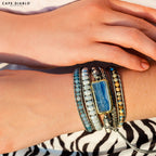 Healing Topaz Wrap Bracelet - Luulink
