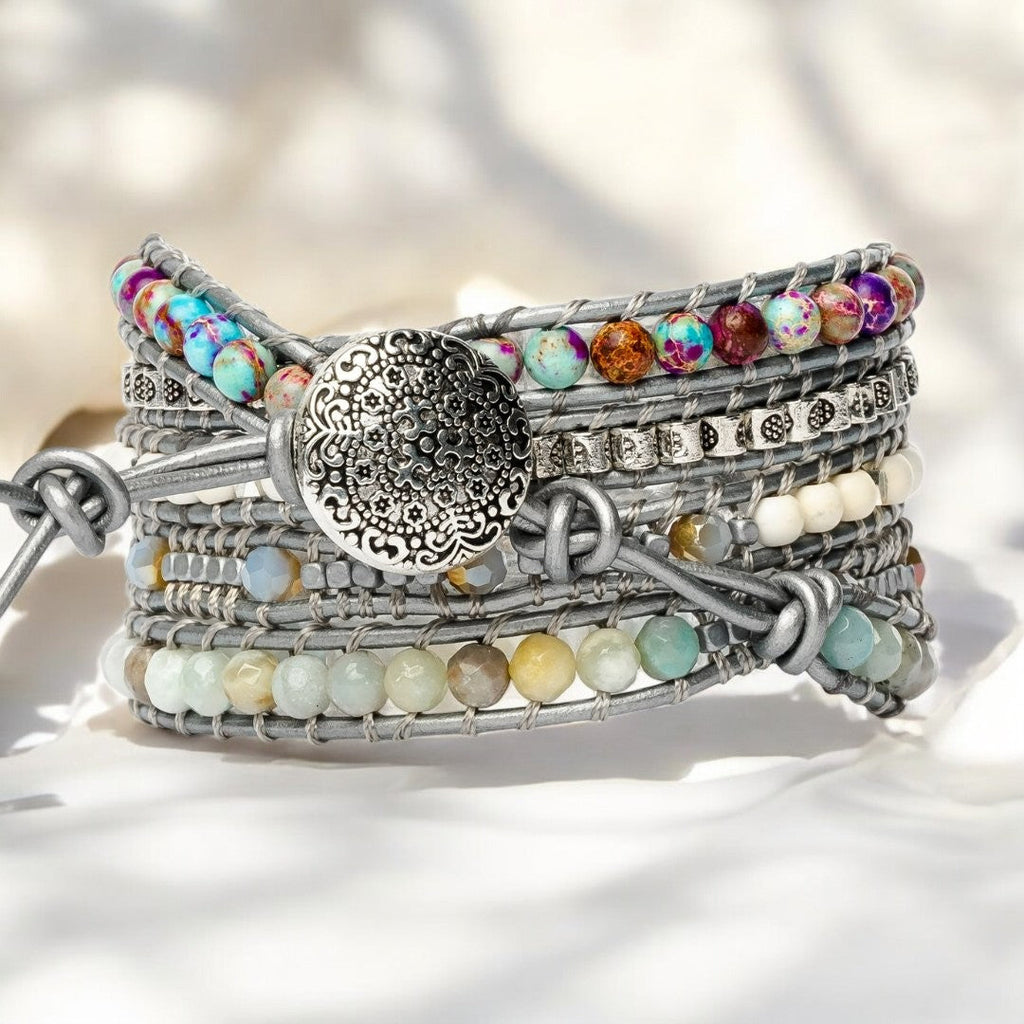 Healing Turquoise Protection Wrap Bracelet