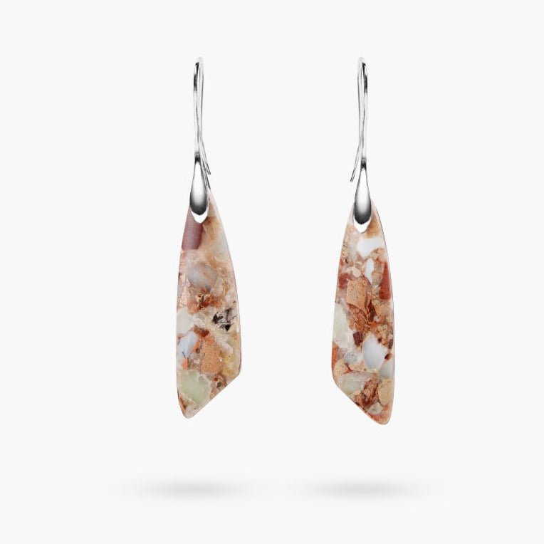 Heavenly Jasper Hook Earrings - Luulink
