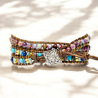 Intense Emperor Jasper Wrap Bracelet