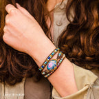 Intense Emperor Jasper Wrap Bracelet - Luulink