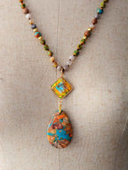 Intense Jasper Spiritual Necklace - Luulink
