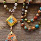 Intense Jasper Spiritual Necklace - Luulink