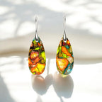 Intense Jasper Teardrop Earrings