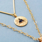 Intense Lapis Lazuli Heart Necklace - Luulink