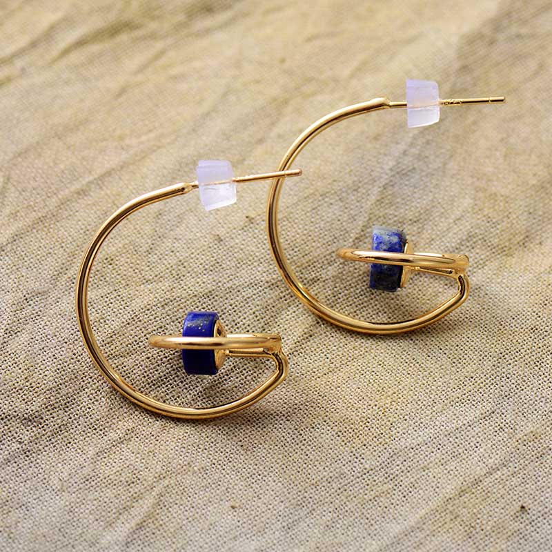 Jupiter Energy Hoop Earrings - Luulink