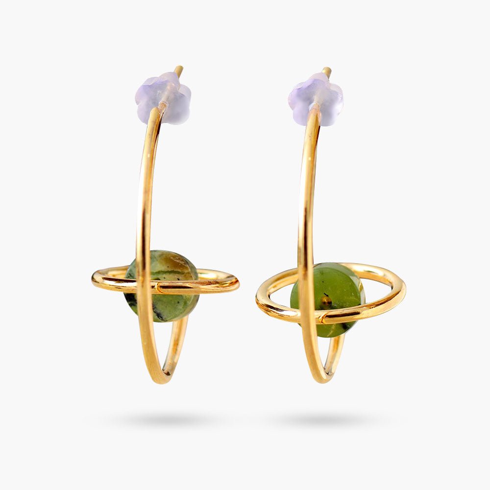 Jupiter Energy Hoop Earrings - Luulink