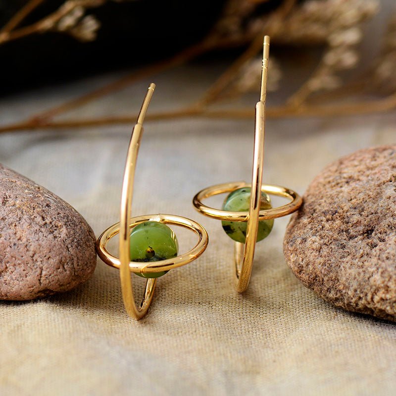 Jupiter Energy Hoop Earrings - Luulink