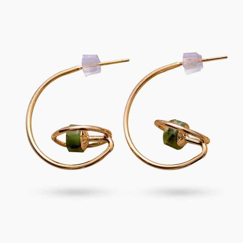 Jupiter Energy Hoop Earrings - Luulink