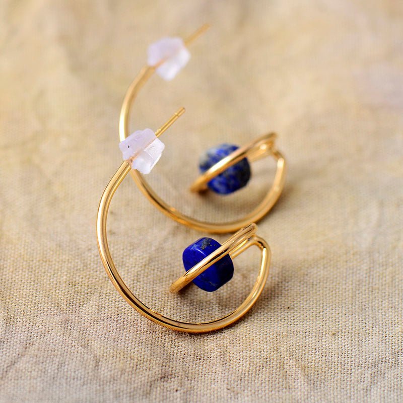 Jupiter Energy Hoop Earrings - Luulink