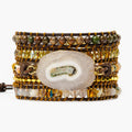 Moonlight Goddess Agate Wrap Bracelet - Luulink