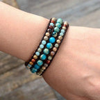 Mother Earth Jasper Stone Bracelet - Luulink