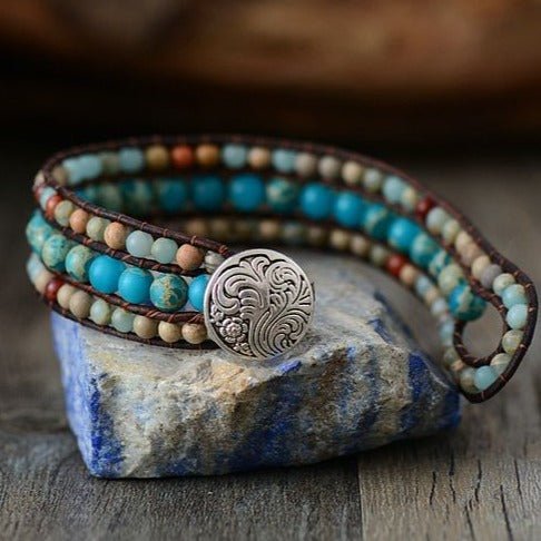 Mother Earth Jasper Stone Bracelet - Luulink