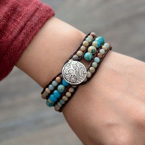 Mother Earth Jasper Stone Bracelet - Luulink