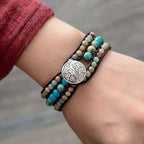 Mother Earth Jasper Stone Bracelet - Luulink