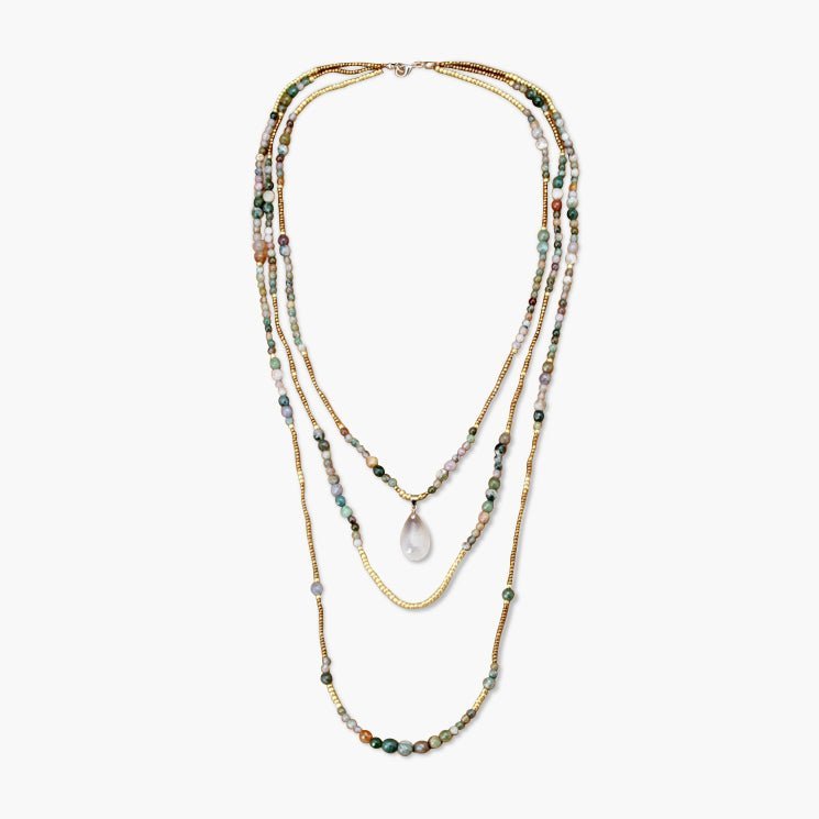 Native 3 Layered Necklace - Luulink