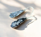 Natural Agate Dangle Earrings