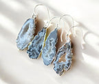Natural Agate Dangle Earrings