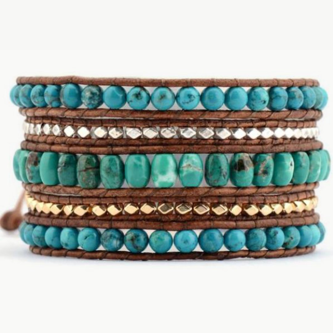 Natural Turquoise Spirit Bracelet - Luulink