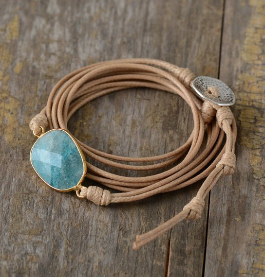 Ocean Breeze Amazonite Bracelet - Luulink