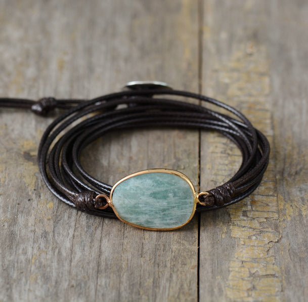 Ocean Breeze Amazonite Bracelet - Luulink