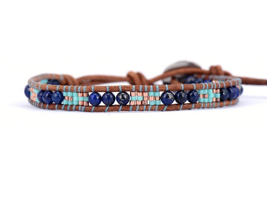 Ocean Vibes Leather Bracelet - Luulink