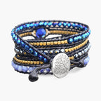 Peaceful Dream Crystal Wrap Bracelet - Luulink