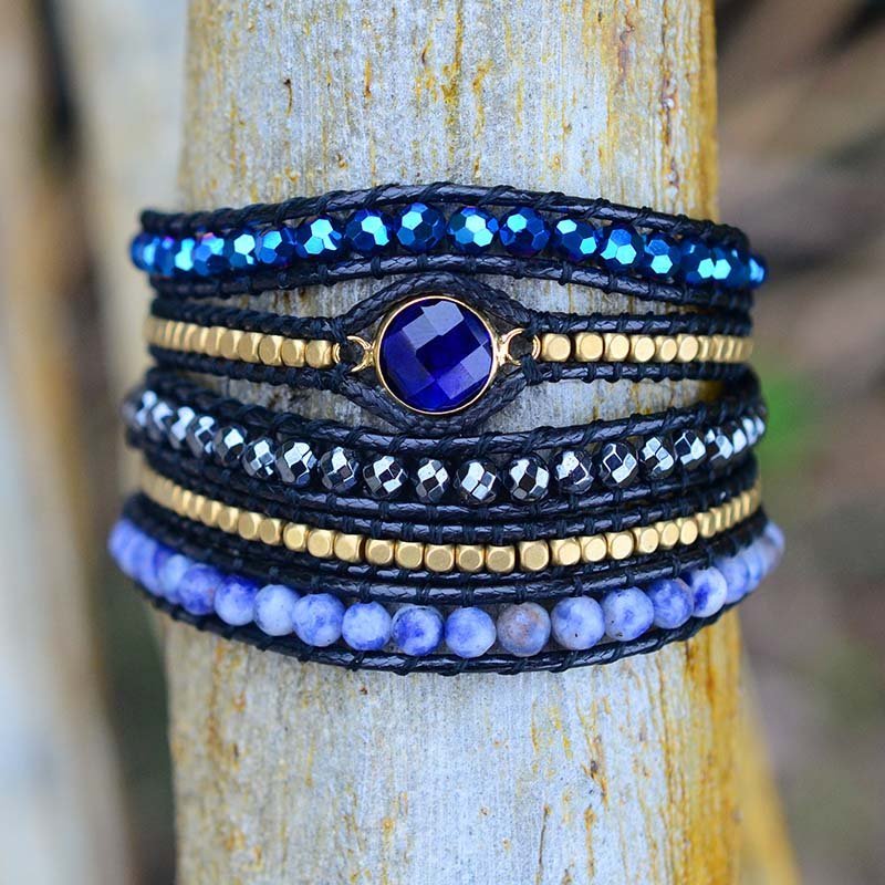 Peaceful Dream Crystal Wrap Bracelet - Luulink