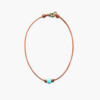 Precious Turquoise Choker Necklace - Luulink